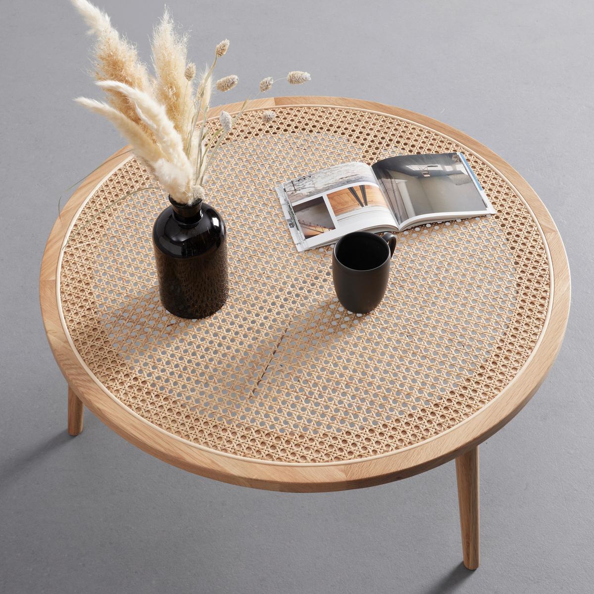 Konferenčný stolík Douna - prírodná farba, Modern, drevo (80/80/35cm) - Bessagi Home