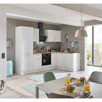 Eckküche Turin Weiß/eiche Dekor 270x165 Cm - Weiß/Eiche Artisan, Basics, Holzwerkstoff (270/165cm) - MID.YOU