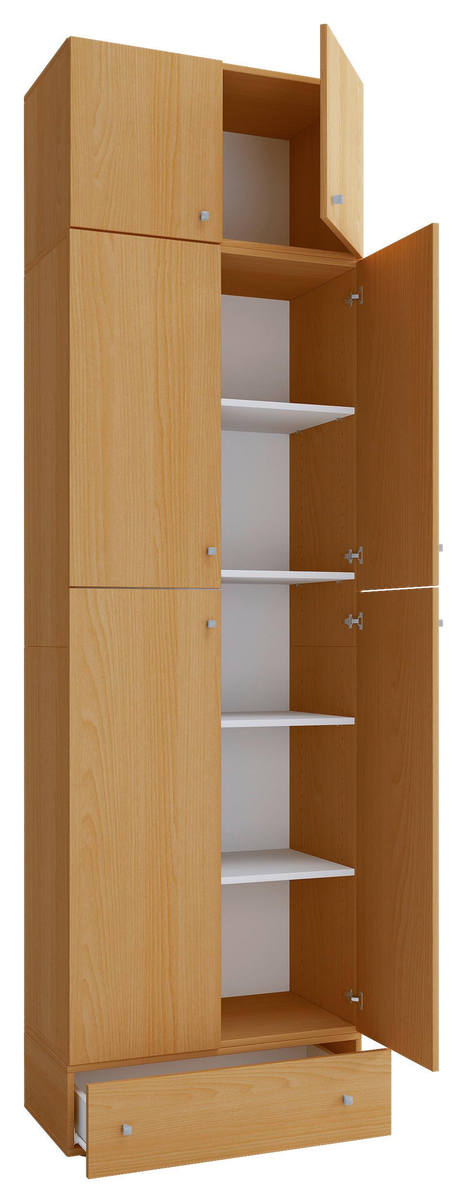 Aktenregal Lona Buchefarben B: 70 Cm - Buchefarben, MODERN, Holzwerkstoff (70/240/39cm) - MID.YOU
