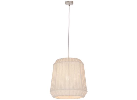 Závesná Lampa Kiana - biela, Romantický / Vidiecky, kov/prírodné materiály (30/120cm) - Mömax modern living Závesná Lampa Kiana - biela, Romantický / Vidiecky, kov/prírodné materiály (30/120cm) - Mömax modern living