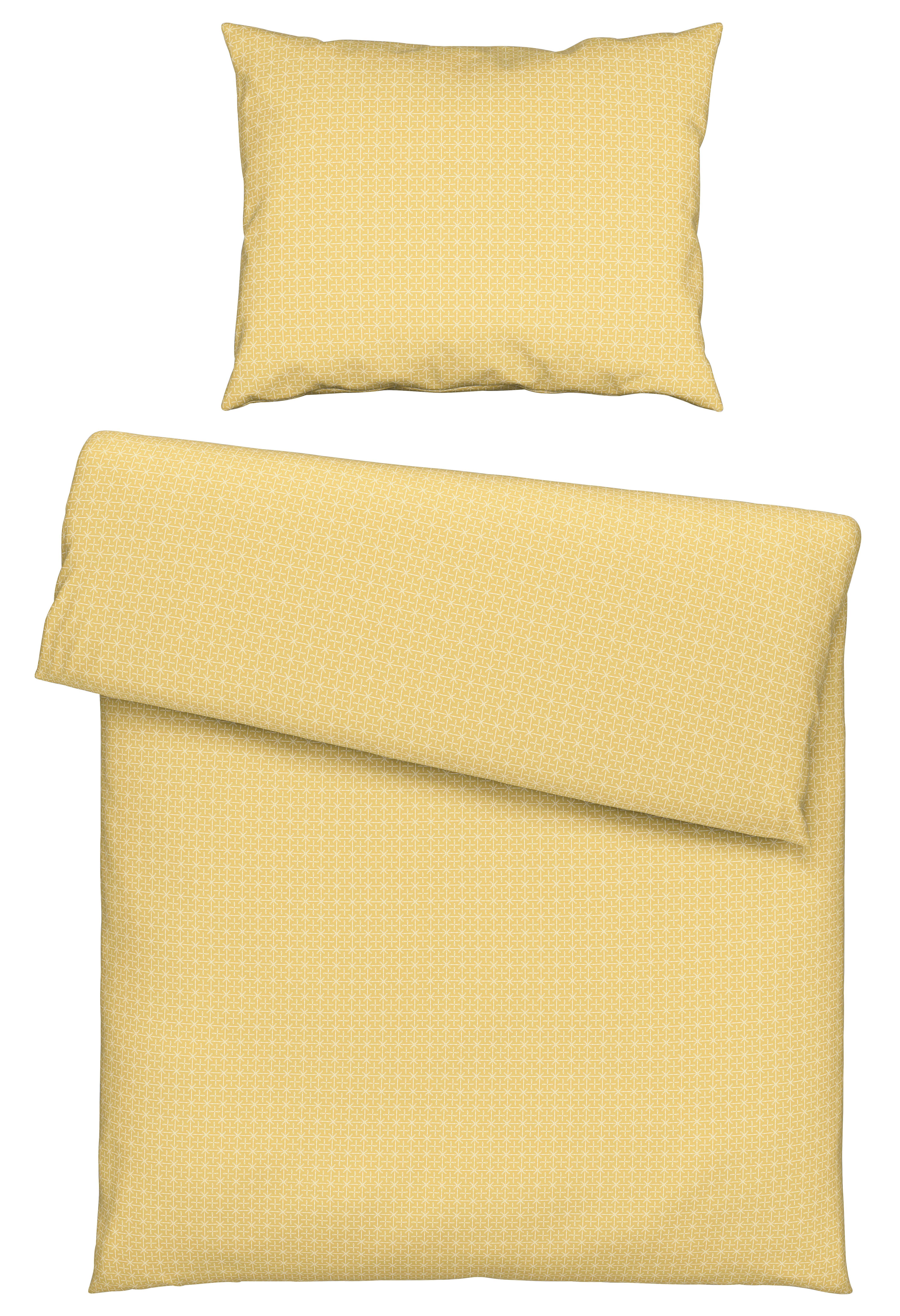 POVLEČENÍ Laura, 140/200cm, žlutá - žlutá, Konvenční, textil (140/200cm) - Modern Living