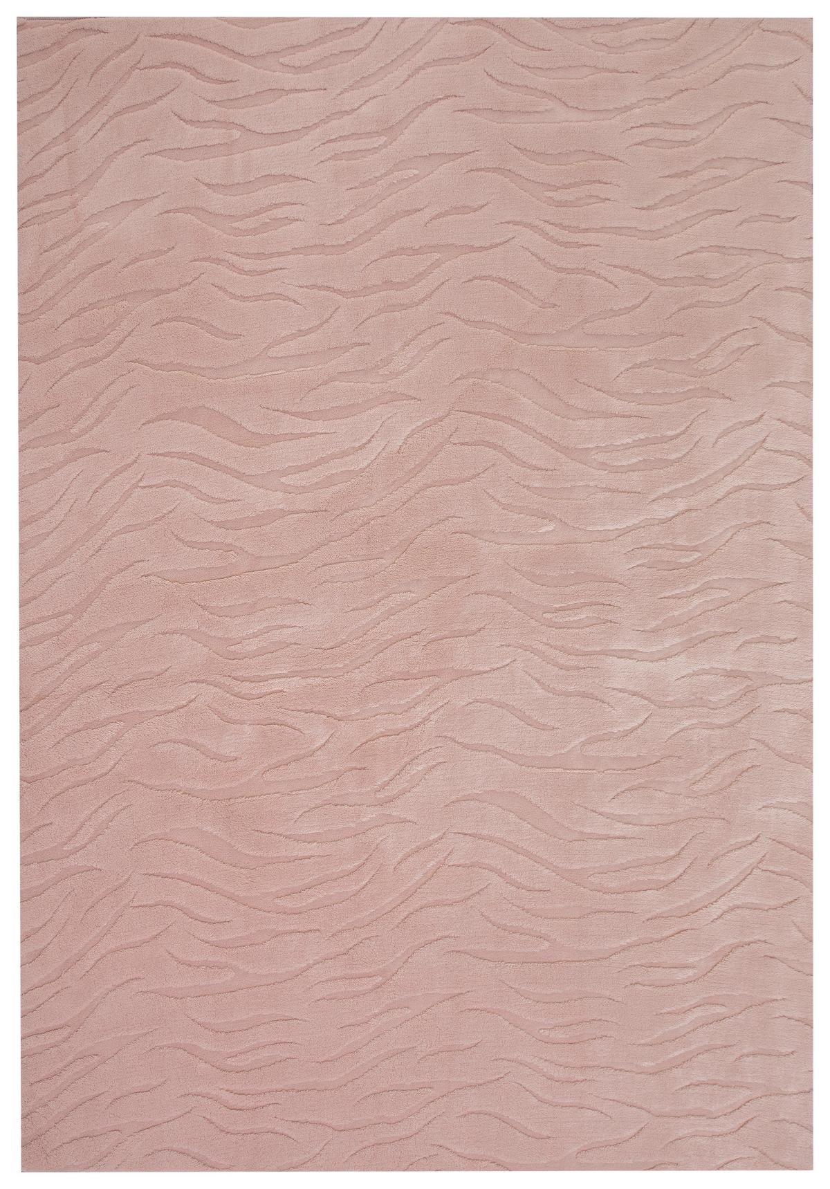 Teppich Hellrosa, 100% Polyester - Hellrosa, MODERN, Textil (80/150cm) - Luca Bessoni