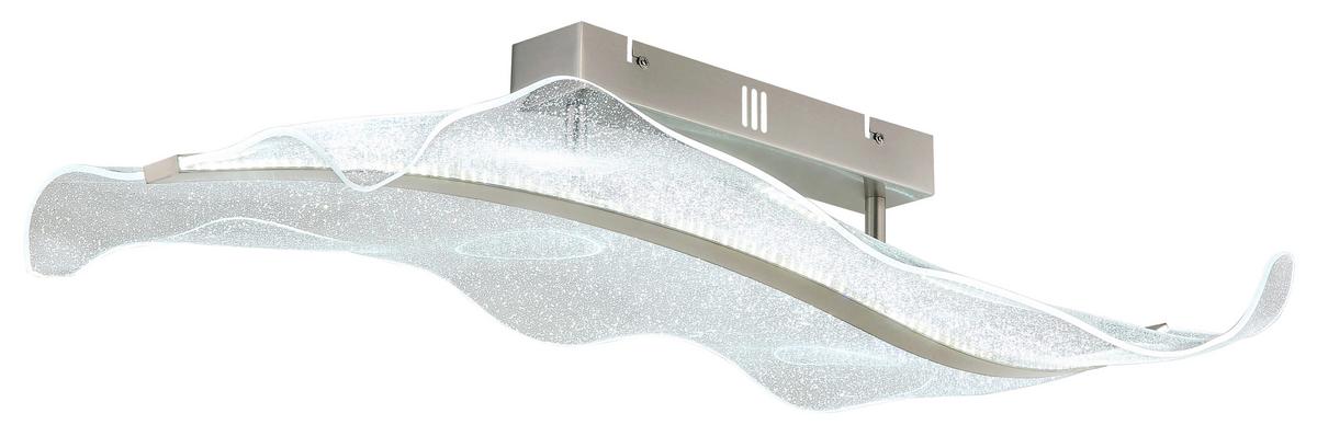 Led-deckenleuchte 68294d - Klar, Design, Kunststoff/Metall (80/30/18cm) - Globo