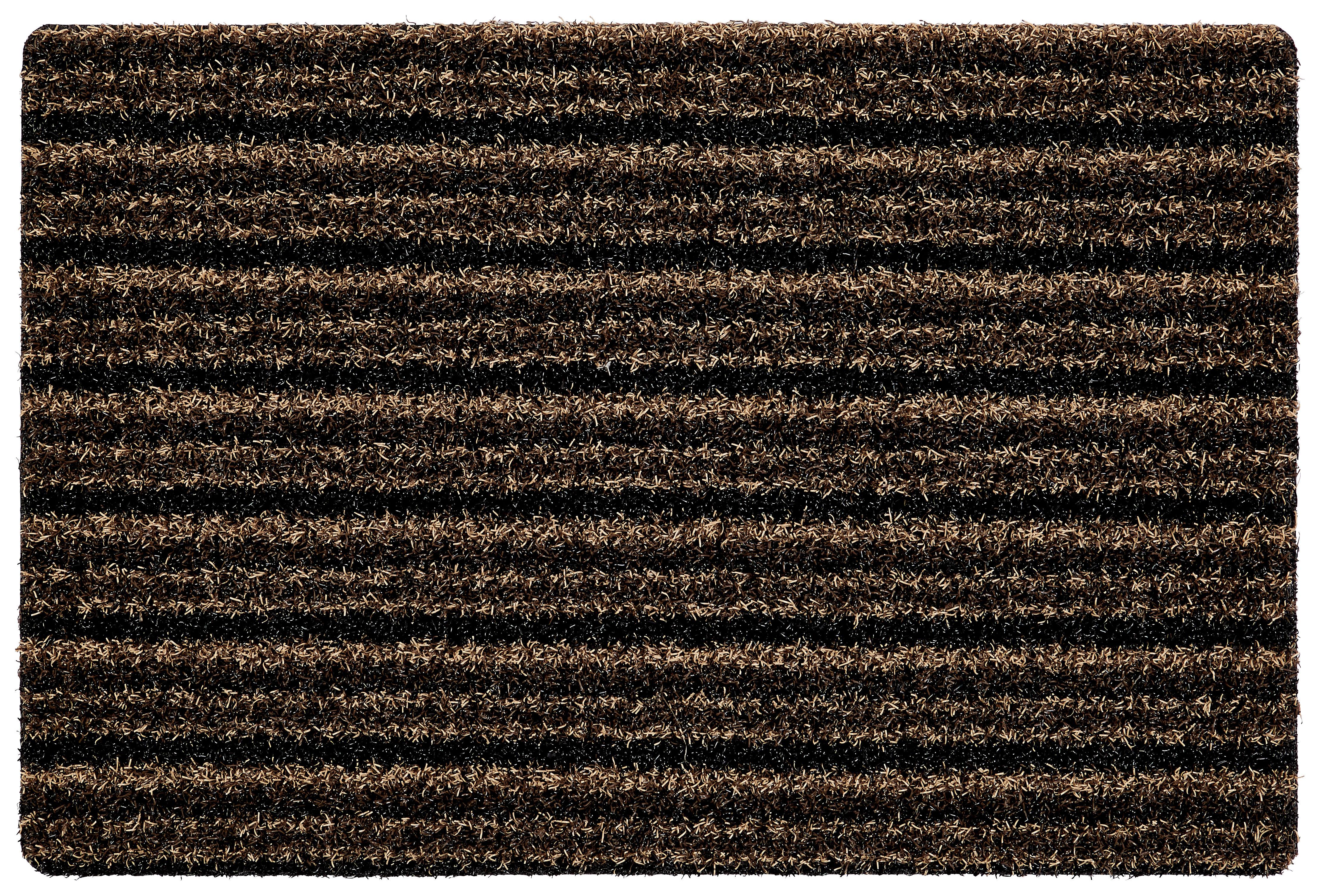 Fußmatte Patrick 40x60 cm Schmutzabweisend - Beige/Braun, Basics, Kunststoff (40/60cm) - Homezone
