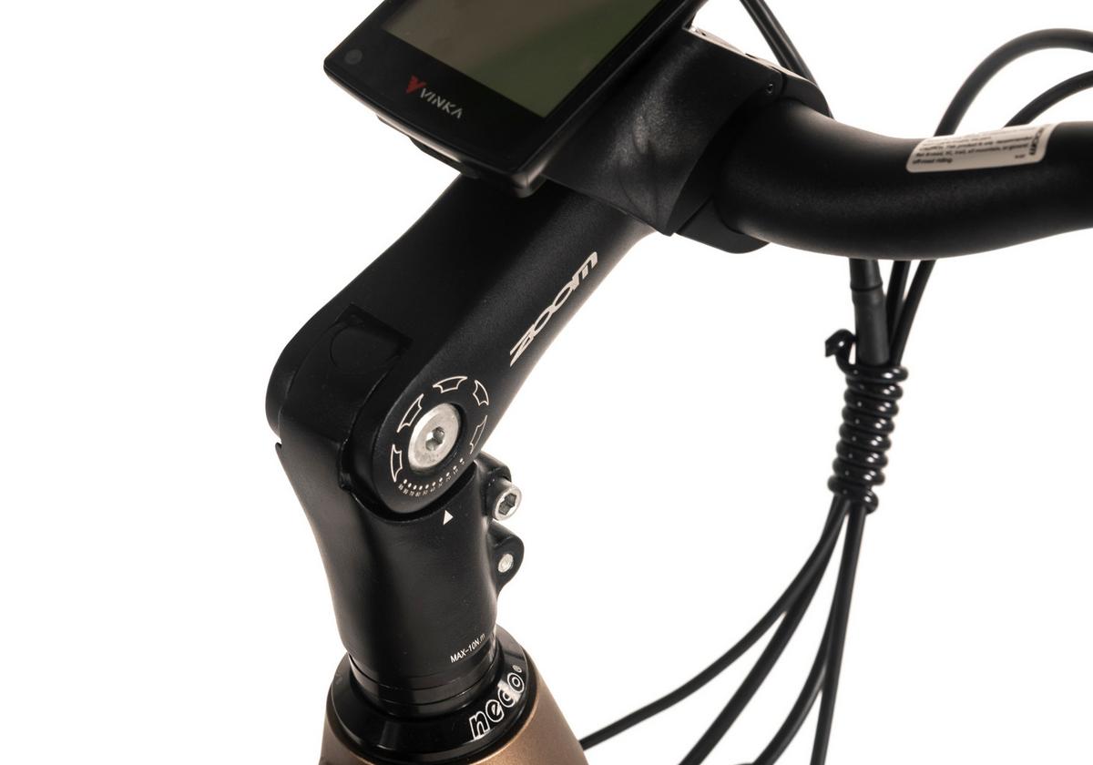 E-citybike 27,5 Zoll Bronze Matt - Cappuccino, MODERN, Metall (180/70/100cm)