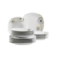 Tafelservice Vanesa 6 Personen Geschirr Set - Weiß, Basics, Keramik - Mäser