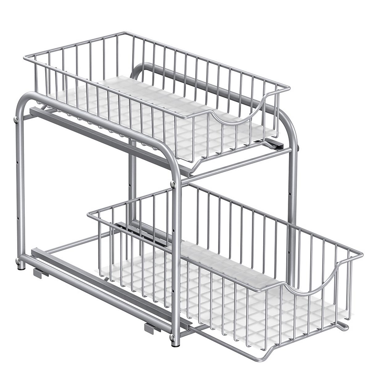 Servierwagen Silberfarben B: 36,5 Cm - Silberfarben, Basics, Metall (36,5/31,5/21cm)