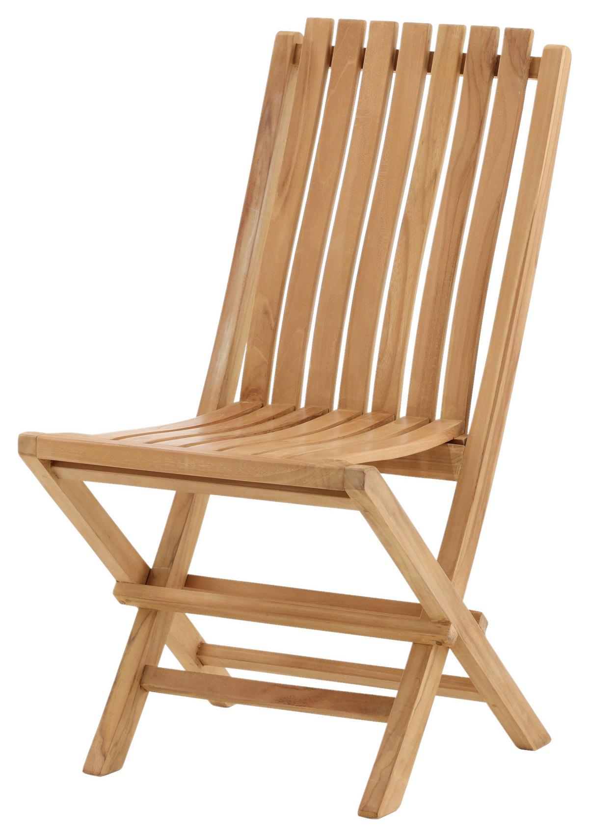 Gartensessel Klappbar Ghana Holz - Teakfarben, KONVENTIONELL, Holz (43/98/47cm) - Gardenson