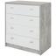 Komoda 4-you New Yuk06 - sivá/biela, Moderný, kompozitné drevo (74/85,4/44,5cm) Komoda 4-you New Yuk06 - sivá/biela, Moderný, kompozitné drevo (74/85,4/44,5cm)