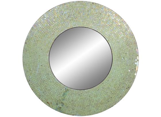 Wandspiegel Mosaik Ø 76 cm Grün - Grün, MODERN, Glas/Holzwerkstoff (76/10cm) Wandspiegel Mosaik Ø 76 cm Grün - Grün, MODERN, Glas/Holzwerkstoff (76/10cm)