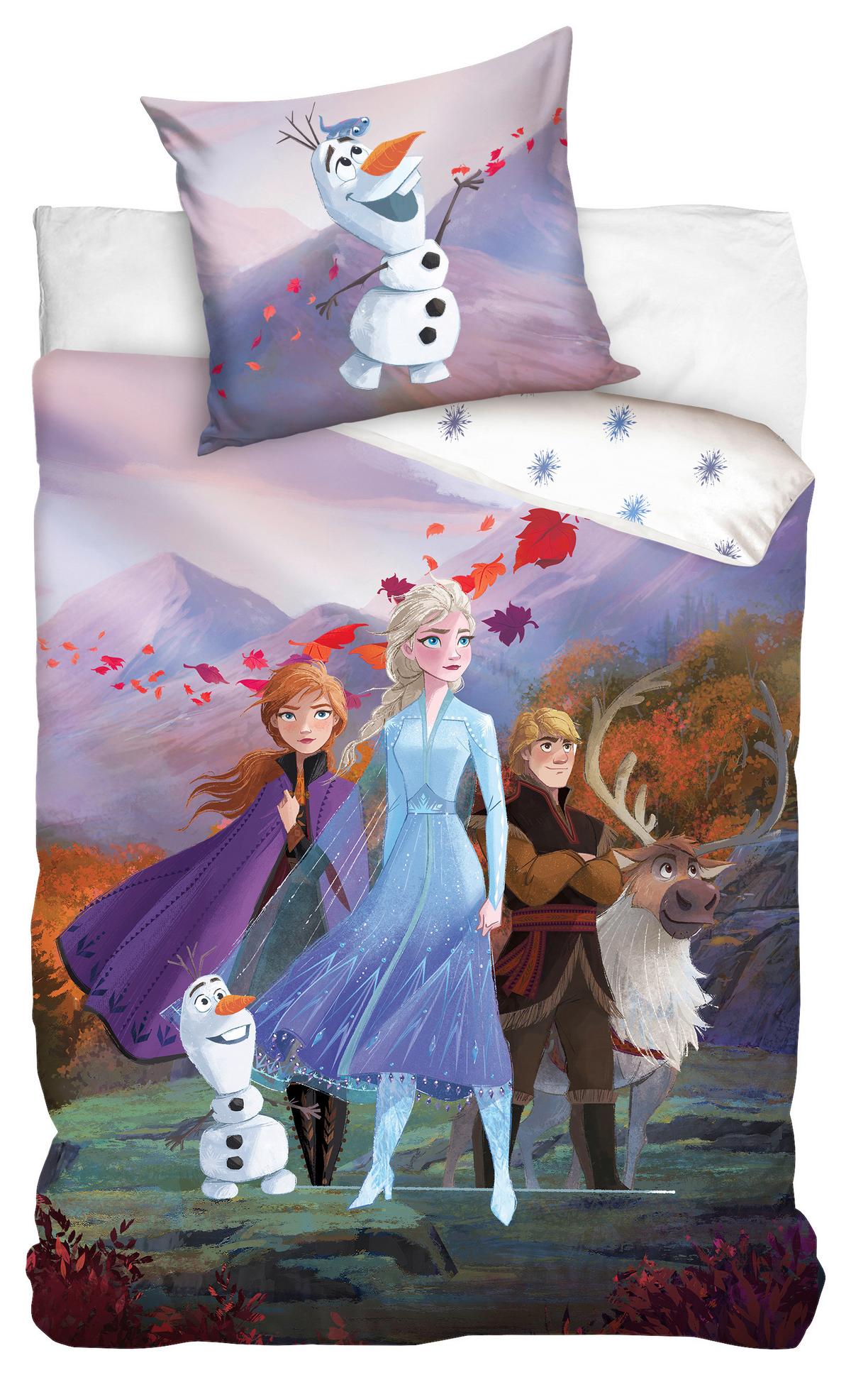 Ágyneműhuzat-garnitúra Frozen - színes, textil