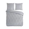 Bettwäsche Elegance Grau Hellgrau 200x200 Cm - Hellgrau, Basics, Textil (200/200cm)