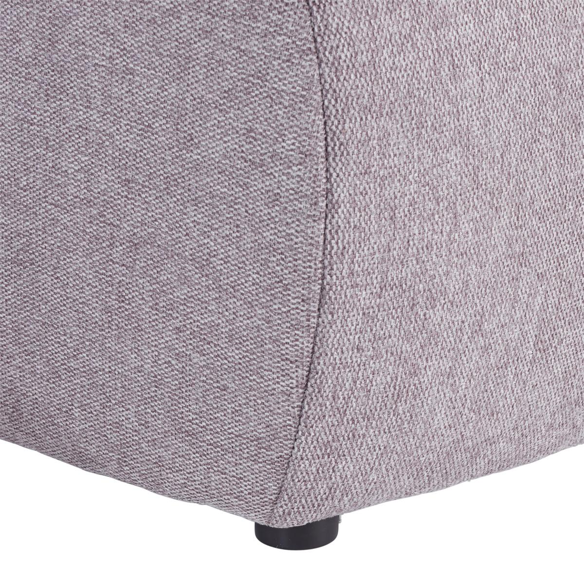 Rohová sedačka ATLANTIC, pravá, šedá - šedá/černá, Design, textil/plast (302/217cm) - Luca Bessoni