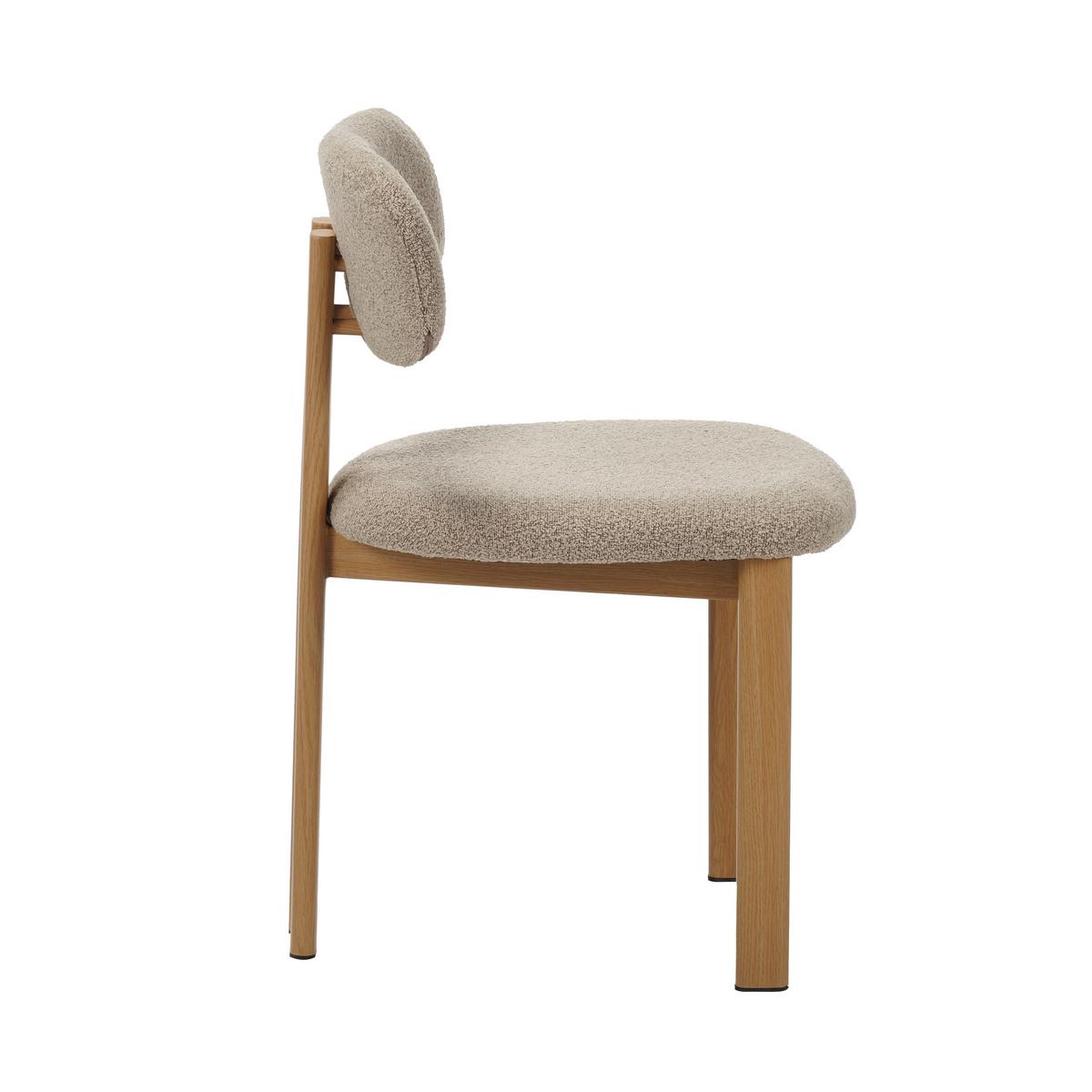 STUHL-SET Miyo Sandfarben B: 50cm - Sandfarben, MODERN, Textil/Metall (50/80/52cm) - Livetastic