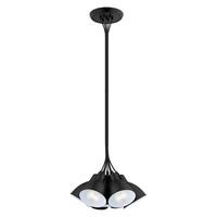 Hängeleuchte Priddy H: 110 cm 7-Flammig - Schwarz, MODERN, Metall (38,5/110cm)