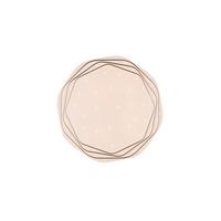 LED-DECKENLEUCHTE R67741100 DIZZY - Chromfarben/Weiß, KONVENTIONELL, Kunststoff (38/7cm)