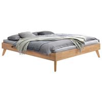 Bett Calvari Eiche Bianco 200x200 Cm - Eiche Bianco, KONVENTIONELL, Holz (200/200cm) - Hasena