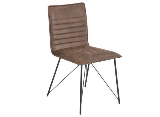 Židle Mia - tmavě hnědá/černá, Moderní (45/84/57cm) Židle Mia - tmavě hnědá/černá, Moderní (45/84/57cm)