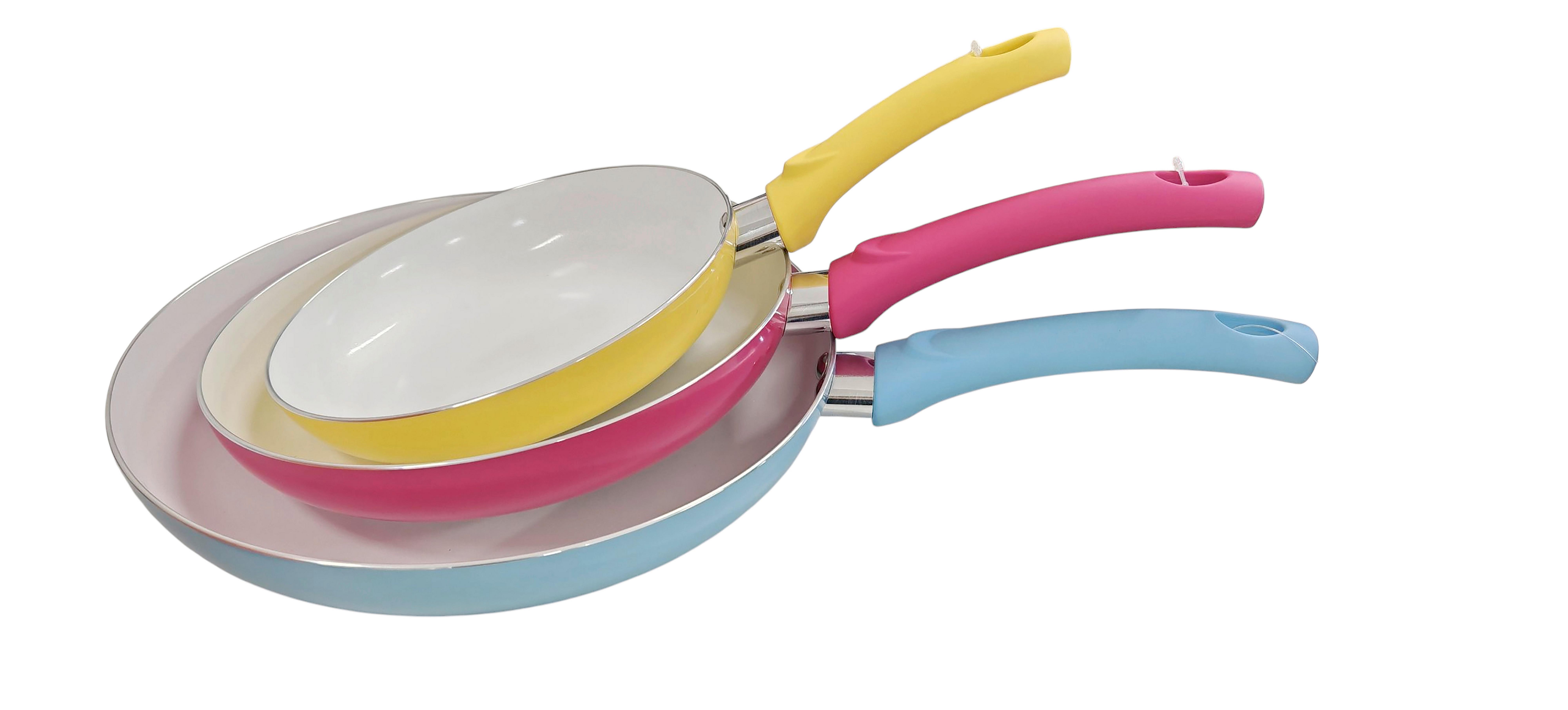 Pfannenset Hortensia - Gelb/Rot, ROMANTIK / LANDHAUS, Kunststoff/Metall - James Wood