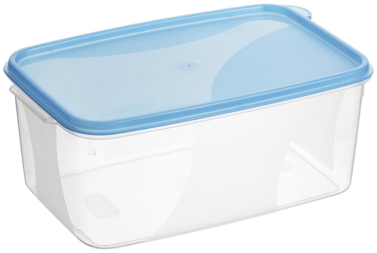 Frischhaltedose Elli ca. 2,75 L, Mikrowellengeeignet - Blau/Rot, KONVENTIONELL, Kunststoff (15/10.5/23cm)