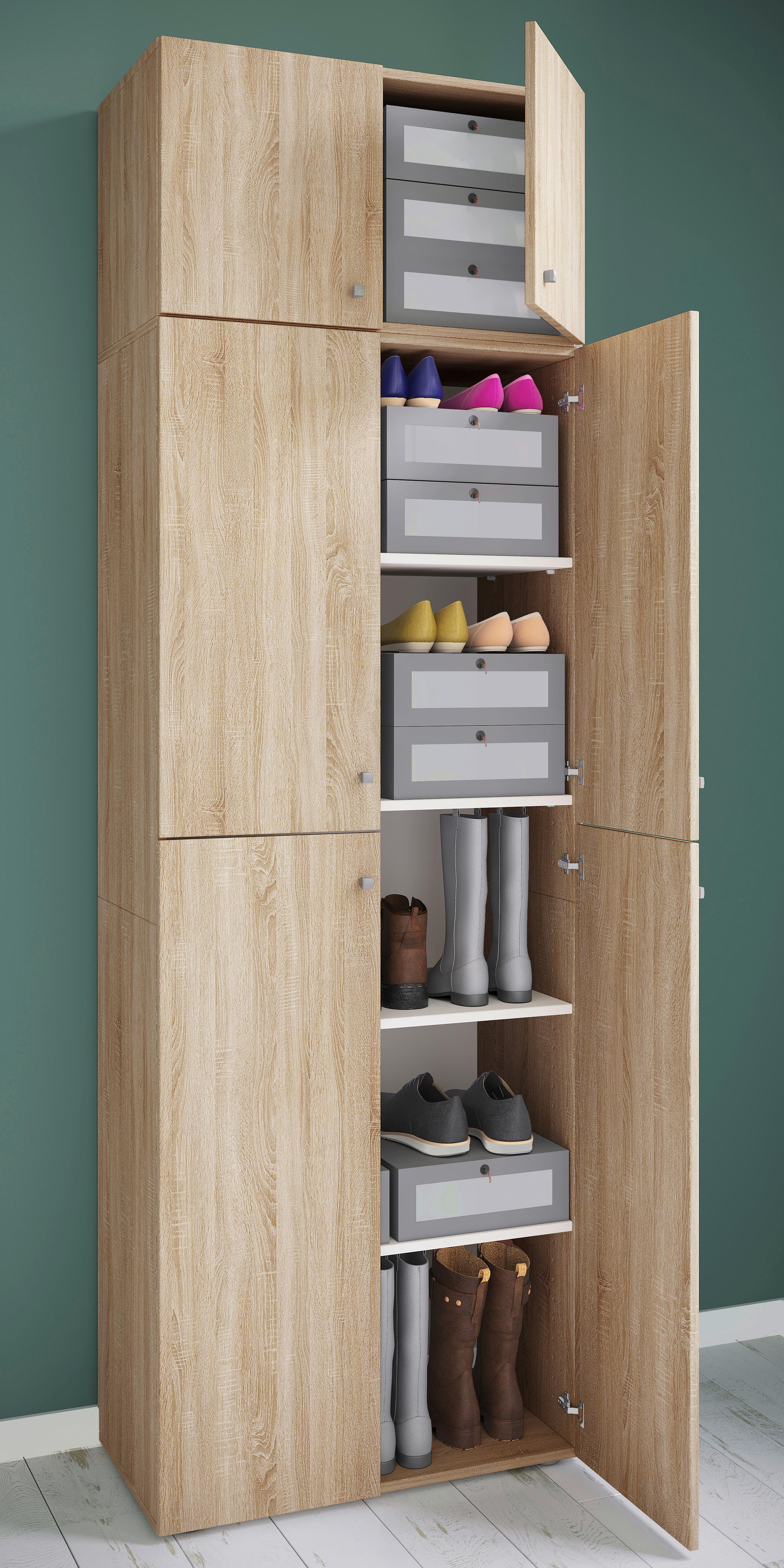 Drehtürenschrank 70 cm Lona XXL Eiche Dekor - Sonoma Eiche, MODERN, Holzwerkstoff (70/223/39cm) - MID.YOU
