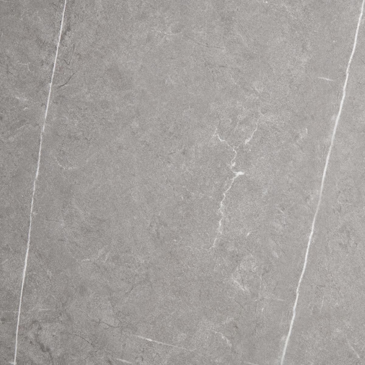 Esstisch Lior Keramik Grau, B: 180 cm - Schwarz/Grau, KONVENTIONELL, Keramik/Metall (180/90/76cm) - MID.YOU