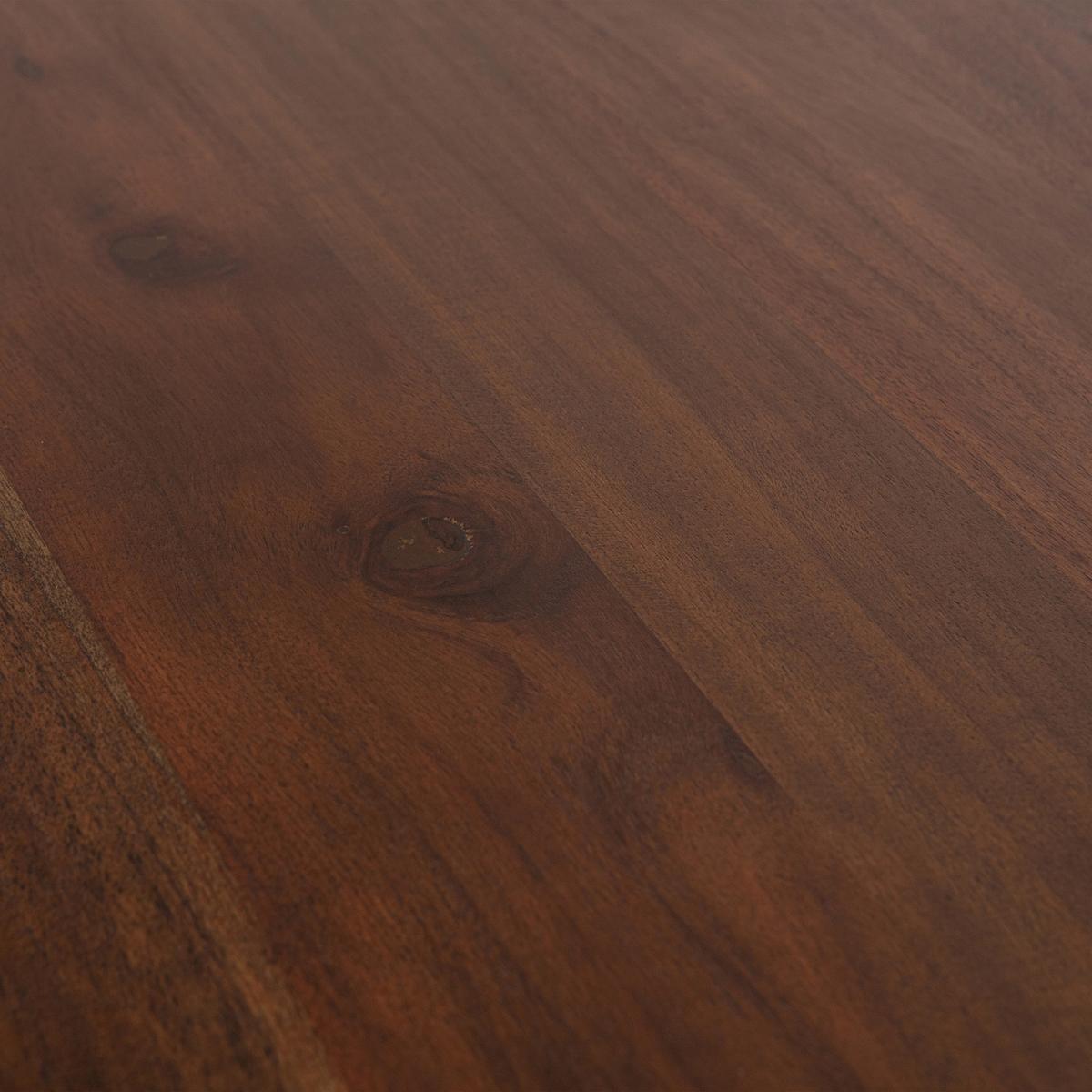 ESSTISCH Roundly Walnussfarben L: 200cm - Walnussfarben, MODERN, Holz (200/100/76cm) - Livetastic