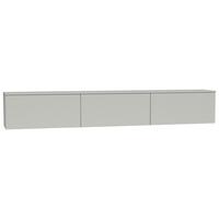 TV-Element Las Vegas Seidengrau B: 240 cm - Grau, MODERN, Holzwerkstoff (240/36/37cm) - Vertico