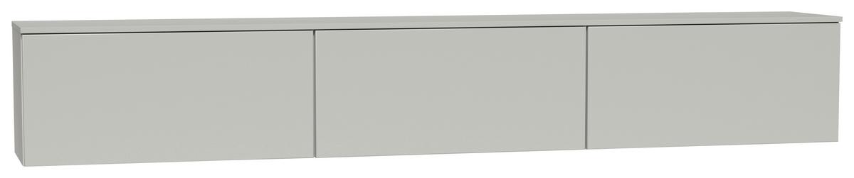 TV-Element Las Vegas Seidengrau B: 240 cm - Grau, MODERN, Holzwerkstoff (240/36/37cm) - Vertico