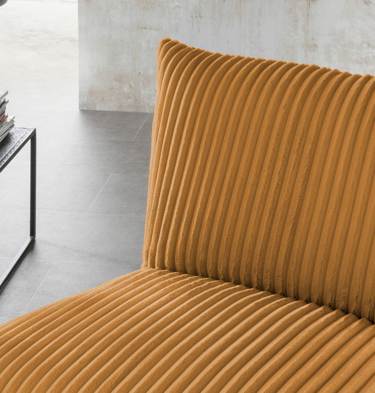 Relaxsessel Cremona Goldfarben B: 100 Cm - Goldfarben/Schwarz, Design, Textil (100/78/96cm) - Livetastic