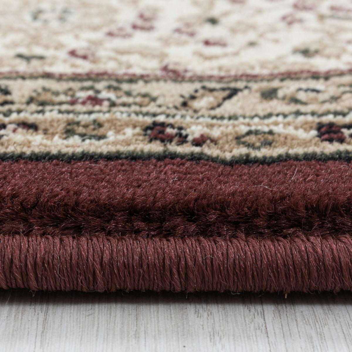 Orientalischer Webteppich Rot Naturfaser Kashmir 120x170 cm - Rot, LIFESTYLE, Textil (120/170cm)