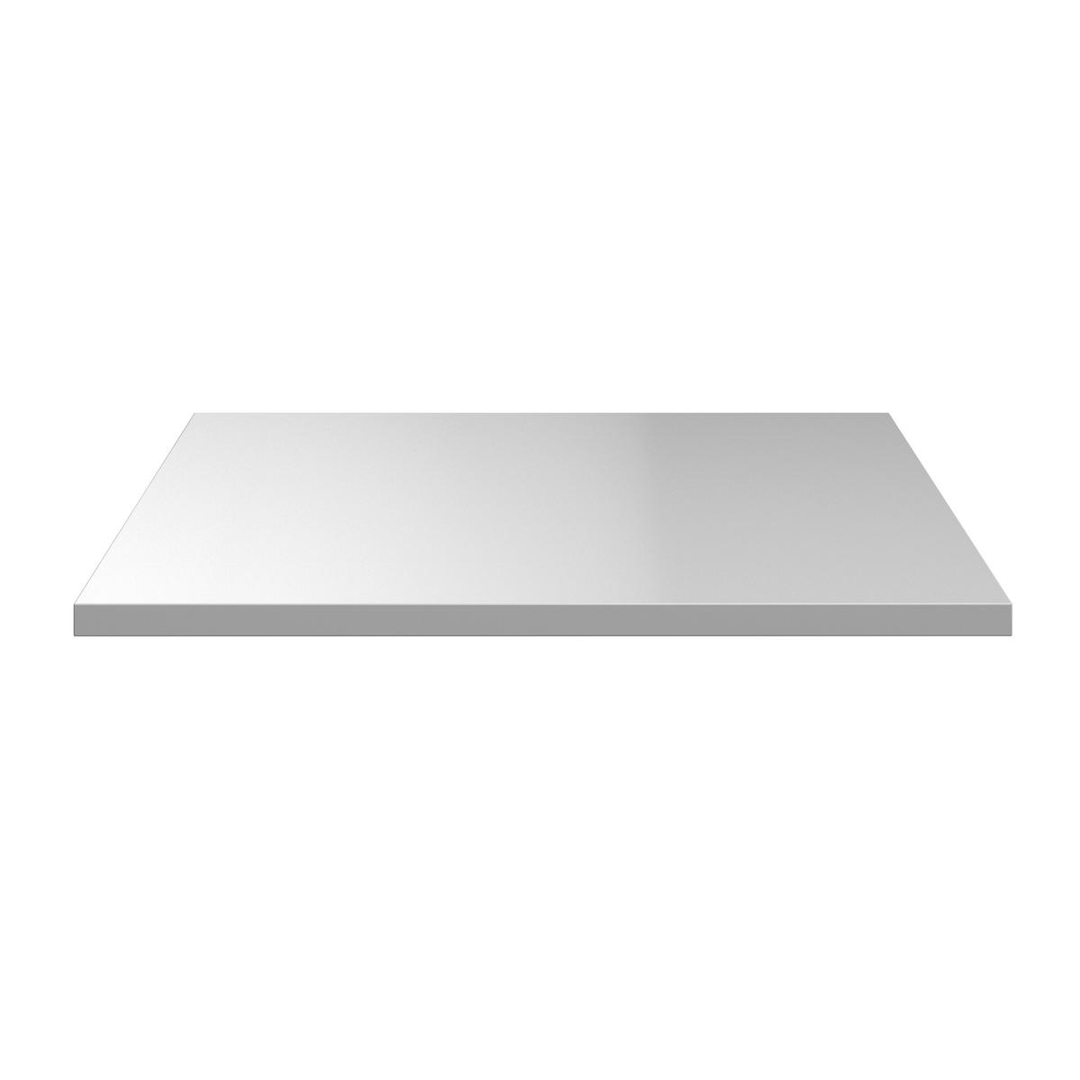 Oberplatte Weiß Hochglanz Passt Zu Unit Elements 1-Türig - Weiß Hochglanz, MODERN, Holzwerkstoff (45,6/42/1,6cm) - Ondega