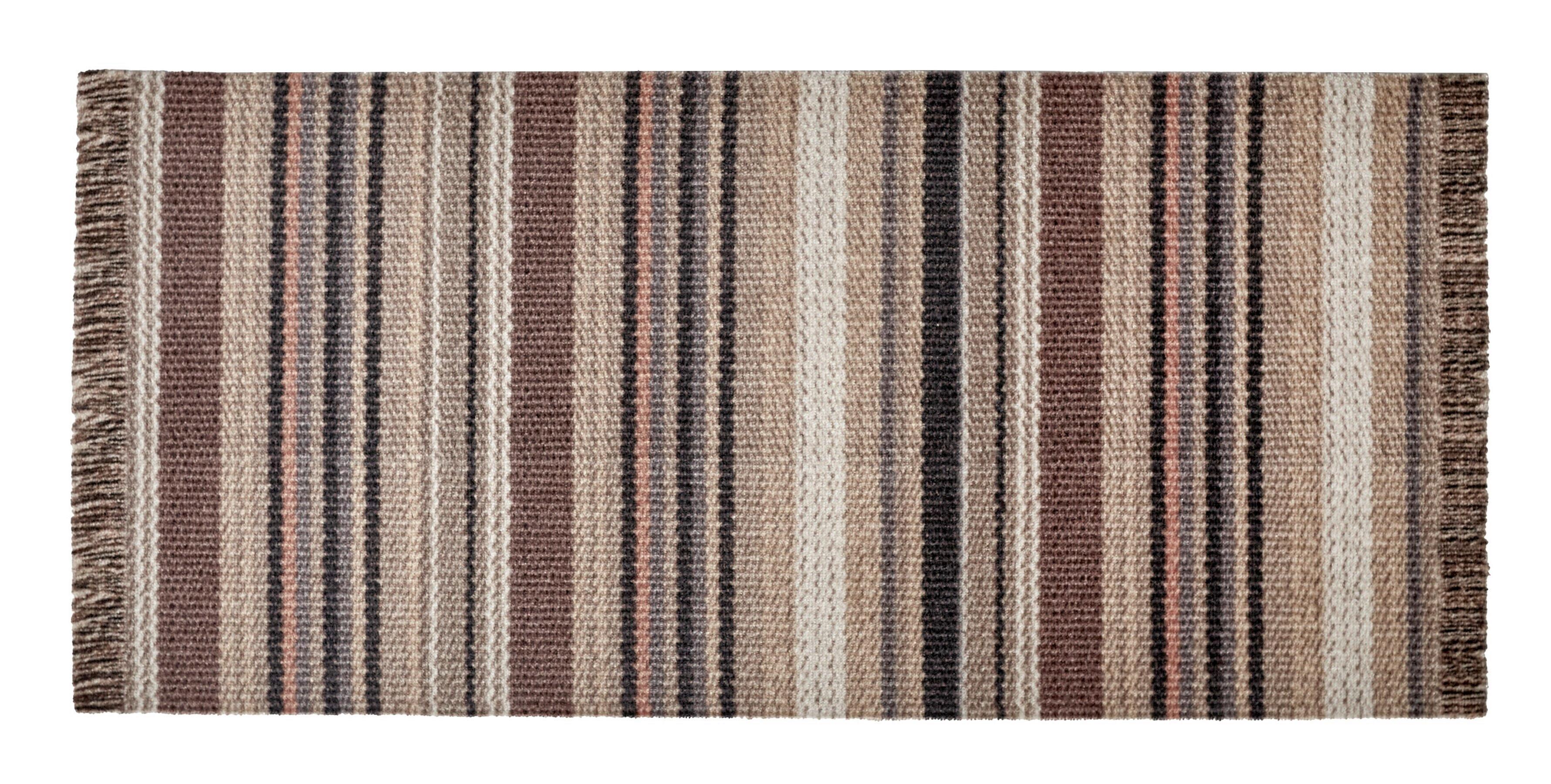 Läufer, 67x150 cm 7901615200h - Dunkelbraun/Beigebraun, Basics, Textil (67/150cm)