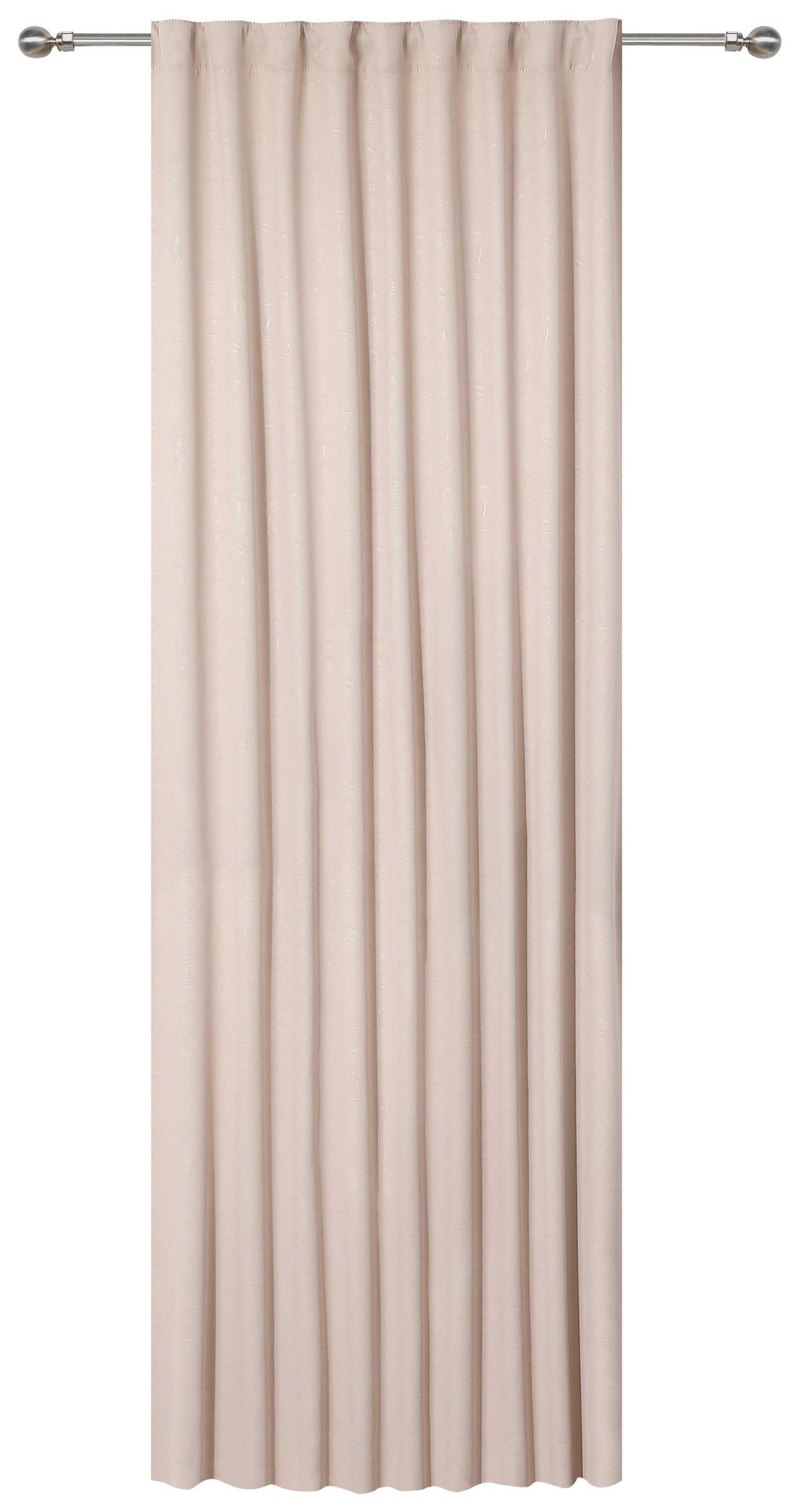 Sötétítőfüggöny Kb. 140/245cm - bézs, Romantik / Landhaus, textil (140/245cm) - James Wood