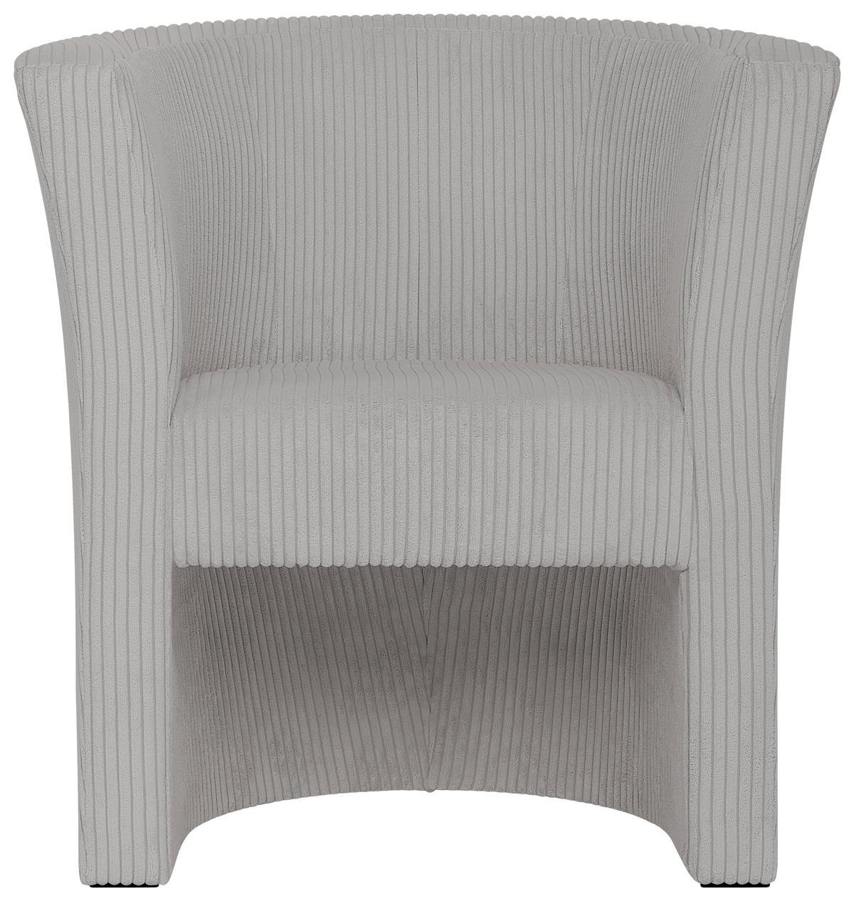 Koktailové kreslo PAUL, svetlosivý menčester ZOOM - čierna/svetlosivá, Konventionell, kompozitné drevo/textil (70/76/64cm) - P & B