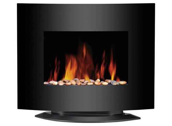 Elektrokamin Suna - Schwarz, MODERN, Glas/Metall (65/27/56cm) Elektrokamin Suna - Schwarz, MODERN, Glas/Metall (65/27/56cm)