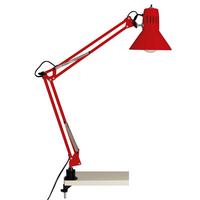 Klemmleuchte 10802/01 Hobby - Rot, KONVENTIONELL, Metall (17/70cm) - Brilliant