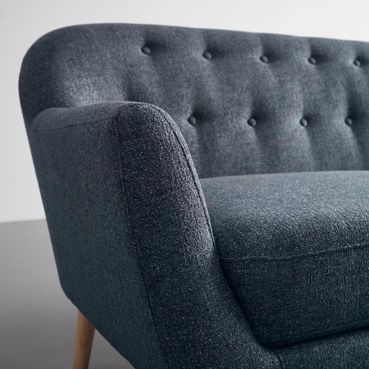 Pohovka LORY šedá - tmavě šedá/přírodní barvy, Moderní, dřevo/textil (170/78/86cm) - Bessagi Home