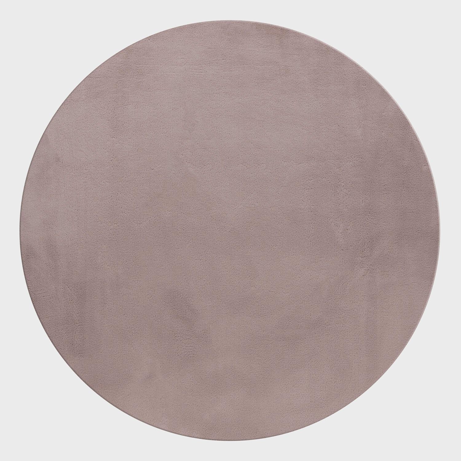 Hochflorteppich, Beige, F:20mm Pouffy - Beige, Basics, Textil (160/160cm)