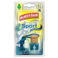 Wunderbaum Zum Hängen Mit Sportduft 1 Stk - Blau/Braun, MODERN, Glas (8/19/2cm) - Wunderbaum