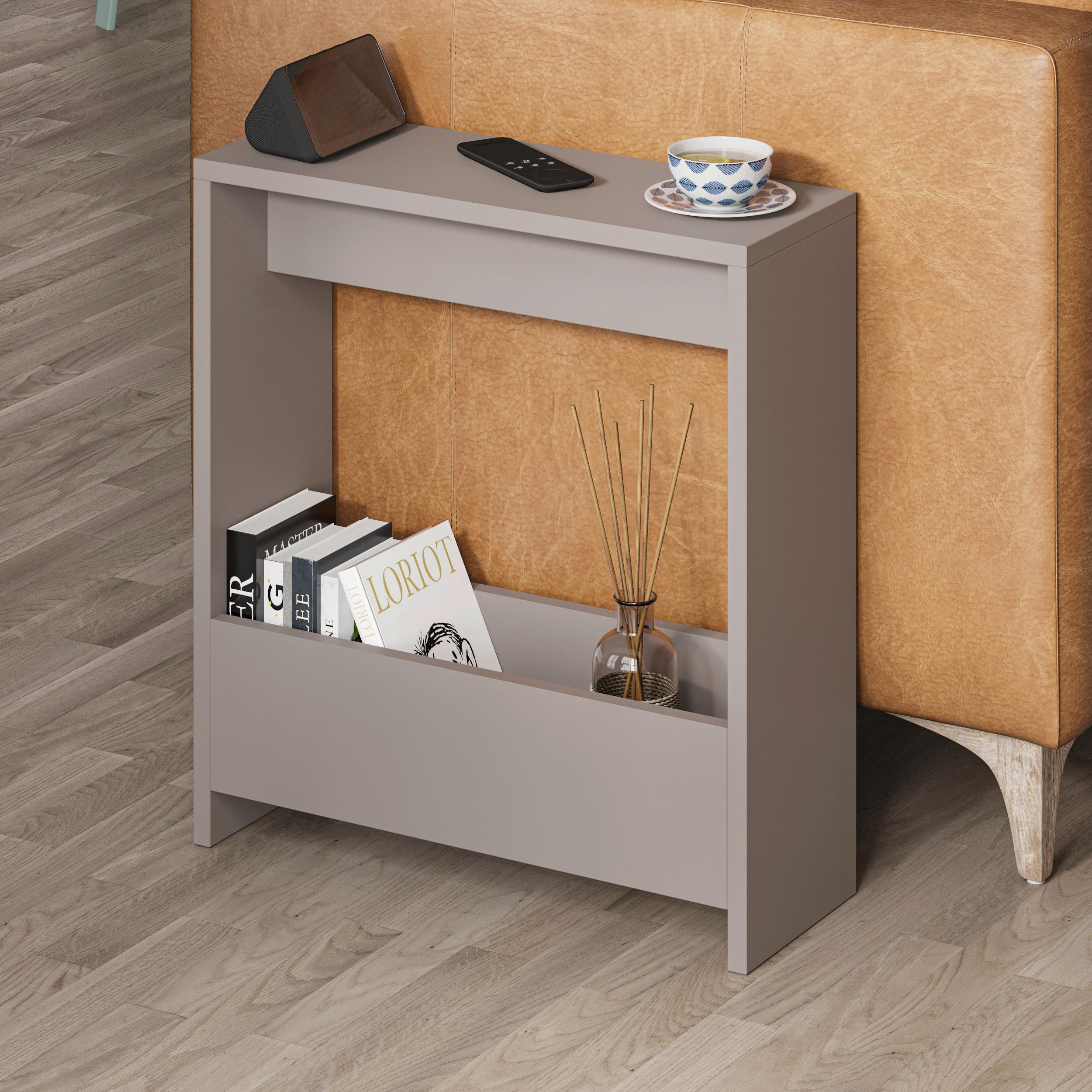 Beistelltisch Simpi Beistelltisch - Beige, Design, Holzwerkstoff (55/20/60cm) - Livetastic