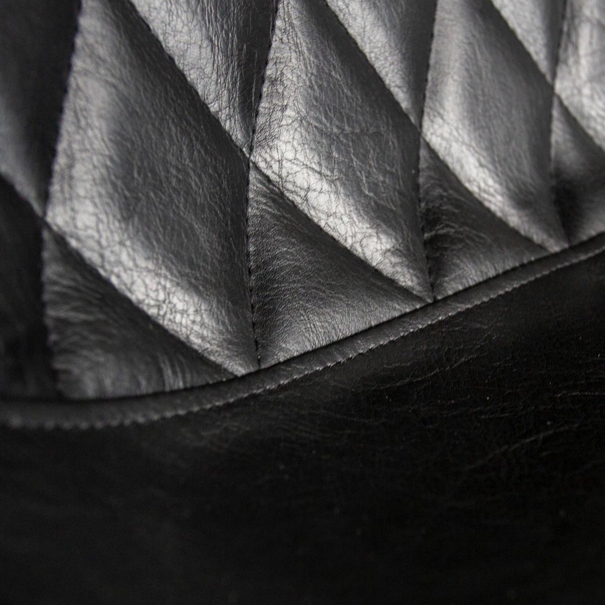 Barhocker-set Bowie Schwarz B: 50 Cm - Schwarz, KONVENTIONELL, Textil/Metall (50/102/55cm) - MID.YOU