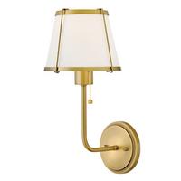 Falilámpa Hk-Clarke1-Dbr-Ow - aranyszínű/gyöngyház, Konventionell, fém (40/18,4/22,2cm) - Elstead Lighting