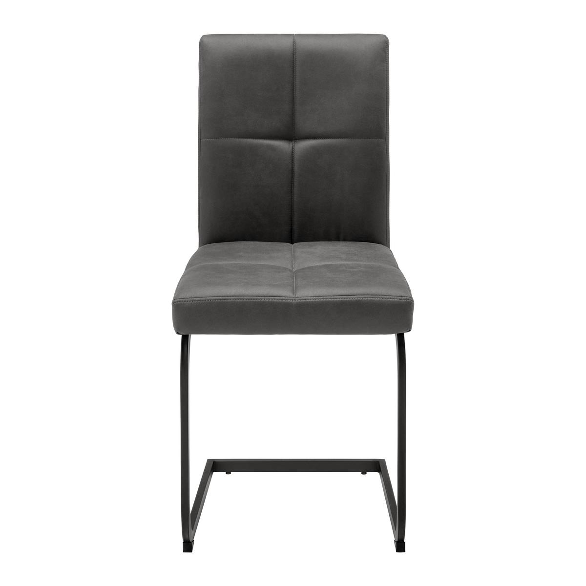 Houpací židle Cooper, COOPER - šedá/černá, Moderní, kov/textil (45/93/60cm) - Mömax