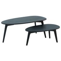 KONFERENČNÝ STOLÍK WL6.725 - čierna, Design, drevo (100/50/42cm) - P & B