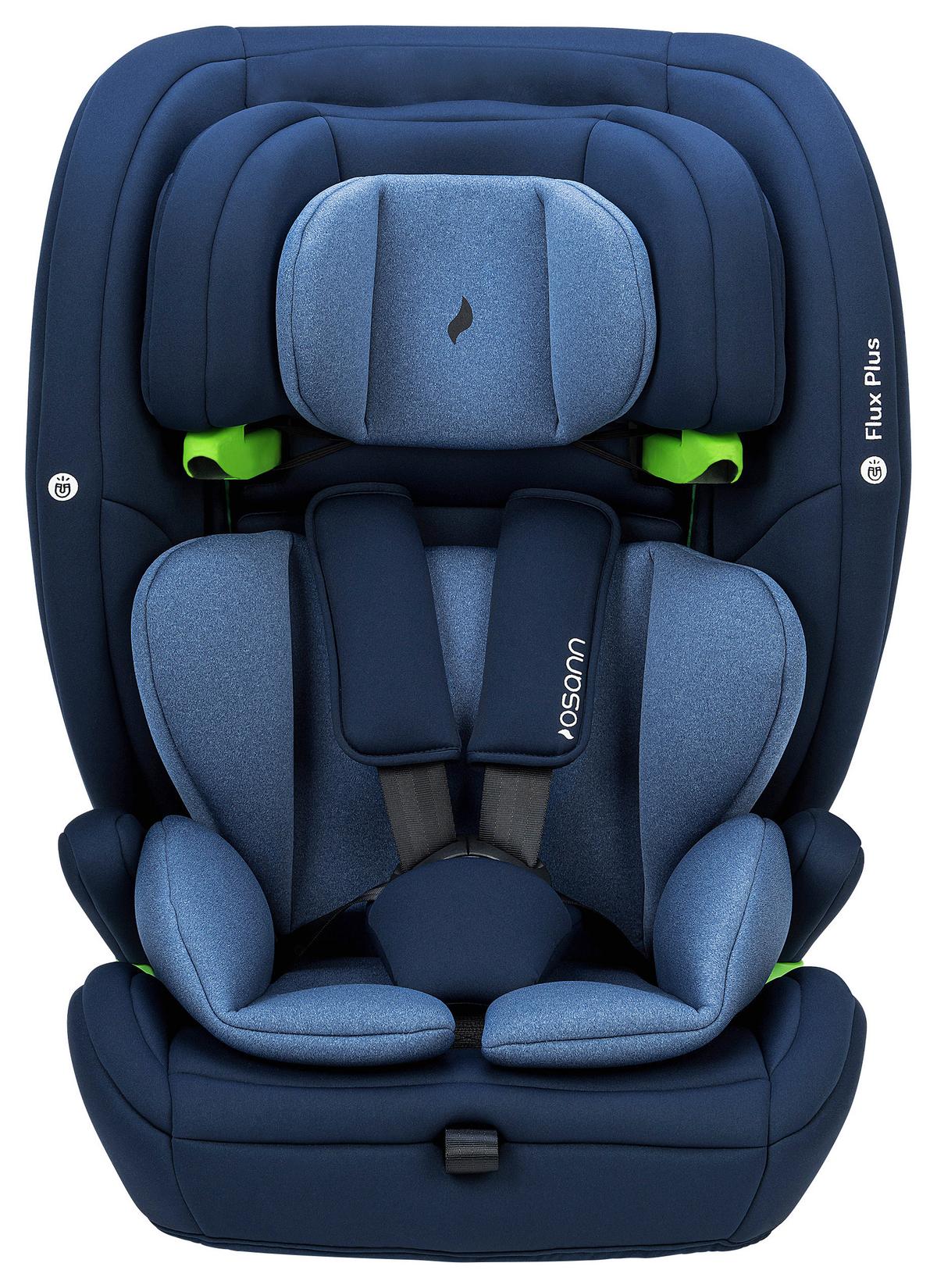 Kinderautositz Flux Plus I-Size - Blau/Dunkelblau, Basics, Kunststoff/Textil (44/62/48cm) - Osann