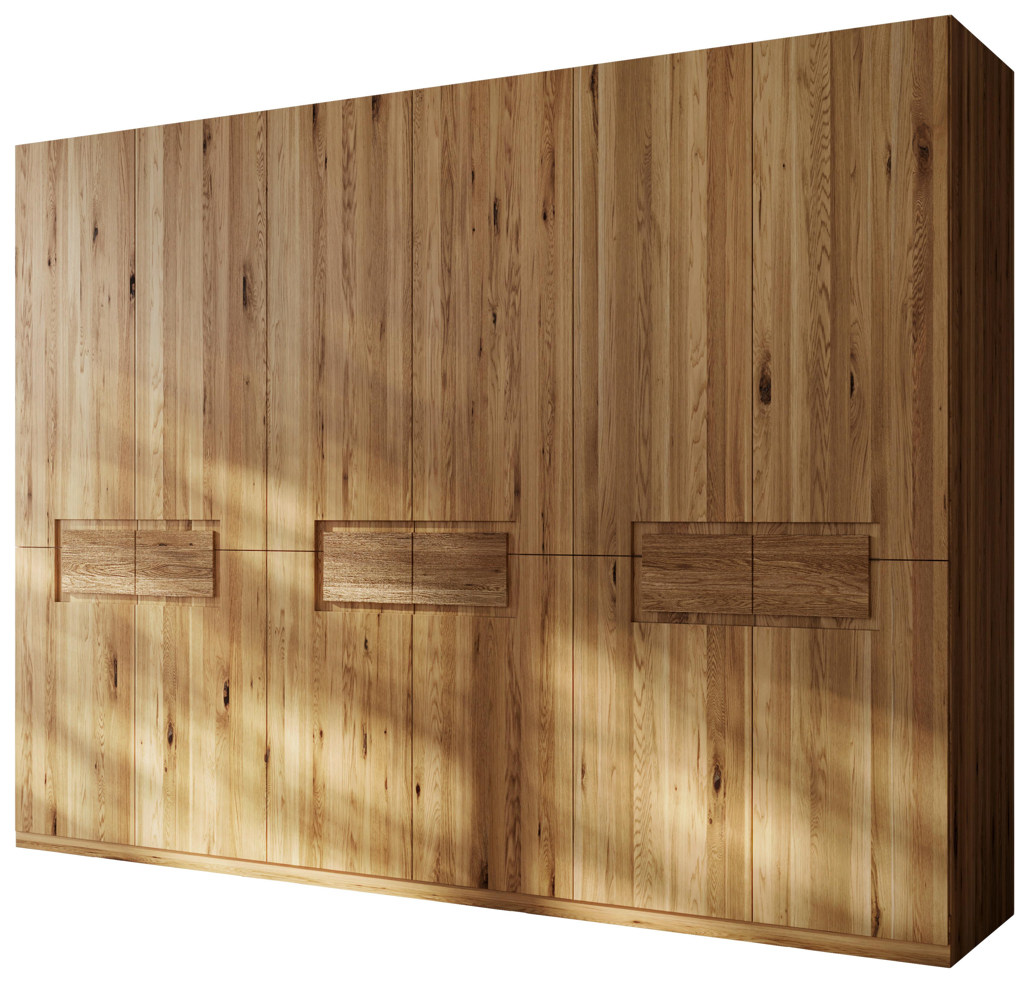 Drehtürenschrank Emilia, Eichefarben B: 302 Cm - Wildeiche/Eichefarben, MODERN, Holz (302/223/62cm) - MID.YOU