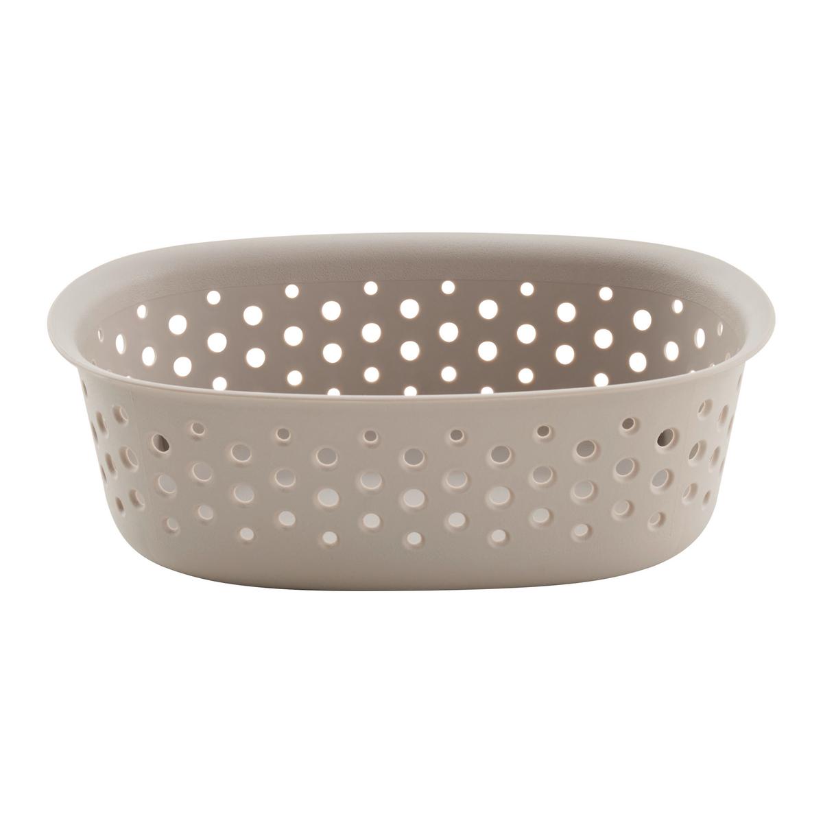 Úložný košík MAJA - CA. 0,8L - taupe, Modern, plast (18,5/13,5/6cm) - Mömax