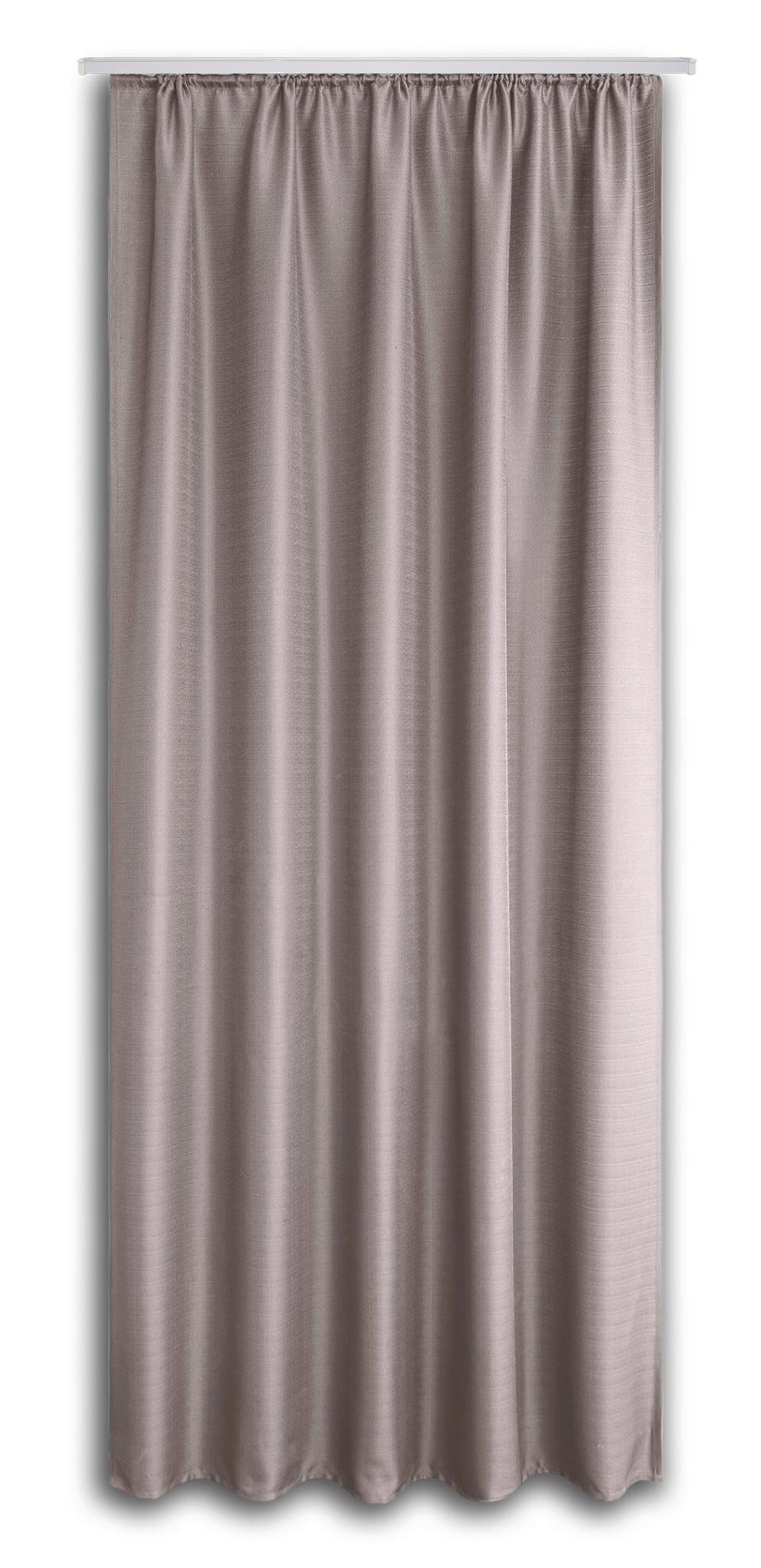 Vorhang mit Band Ben II 135x245 cm Taupe