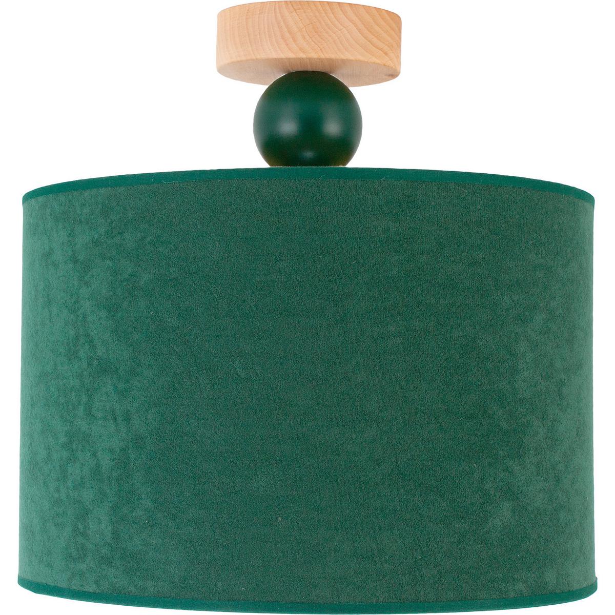 Deckenleuchte 3200153 Bolla Decken 30 -Grün - Waldgrün, Basics, Holz (30/30cm)
